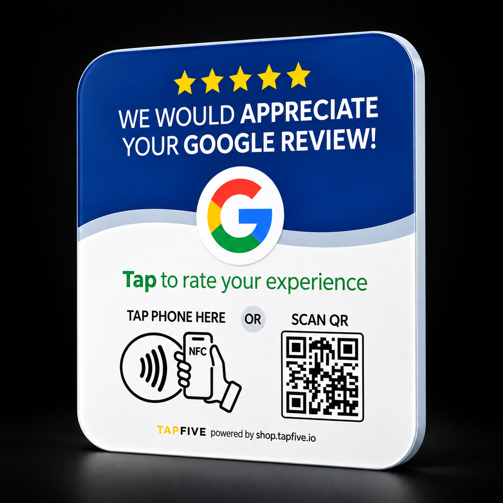 Google Review Plate
